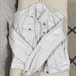 White denim jacket